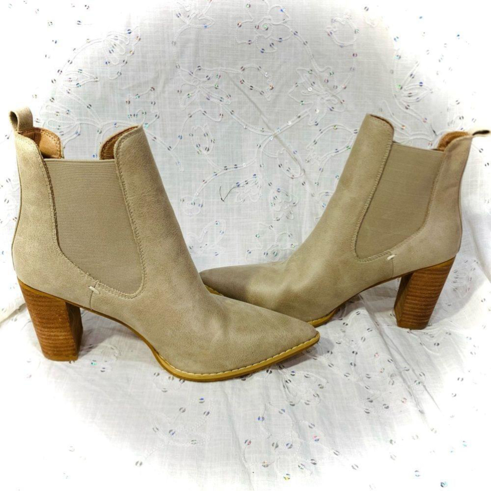 Mi.iM Esemee Boots - Block Heel Pointed Toe Slip-On SZ 10 - Picture 5 of 9